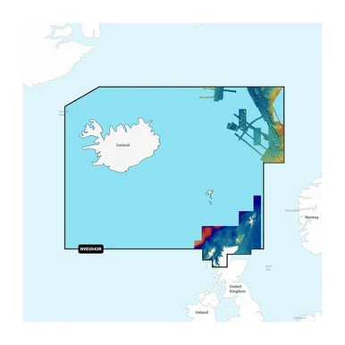 Garmin 010C124600 Navionics Vision+ NVEU043R - Iceland to Orkney