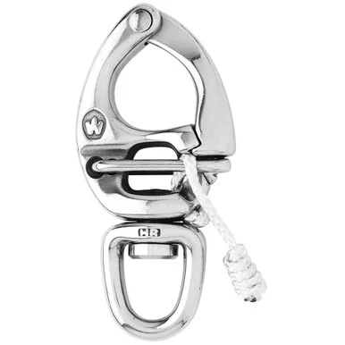 Wichard Marine 02673 Wichard Hr Quick Release Snap Shackle W/swivel Eye - Length 2-3/4"
