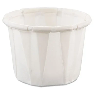 Dart 050 Paper Portion Cups, 0.5 Oz, White, 250/bag, 20 Bags/carton