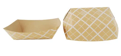 SQP Boardwalk 3lb Capacity Paper Food Baskets (0525) - Southern Champion Tray