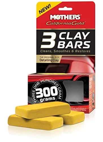 Mothers 7242 California Gold Clay Bar Pack Of 3 07242
