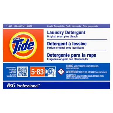 Procter & Gamble 08921 Powder Laundry Detergent Plus Bleach, Original Scent, 1.4 Oz Vending Box, 156/carton