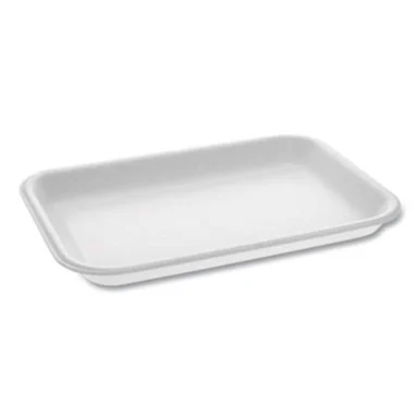 Pactive 0TF100200000 Supermarket Tray, #2, 5.13 X 5.13 X 2.5, White, 500/carton