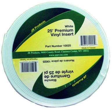 JR Products 10025 Vinyl Insert - White