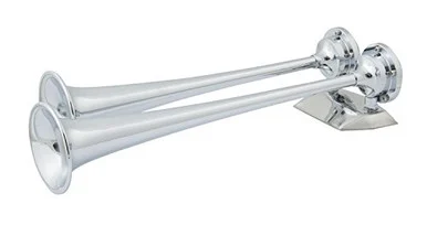 Marinco 10106 12v Chrome Plated Dual Trumpet Air Horn