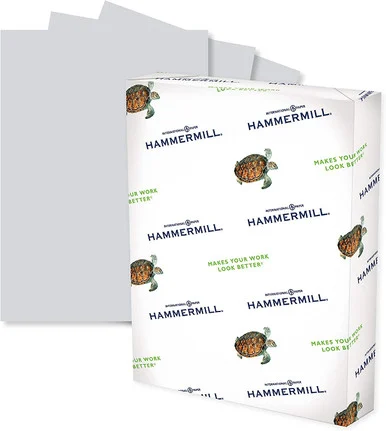 Hammermill 102889 Fore Mp Colored Paper 8-1/2 X 11, Gray, 500/ream