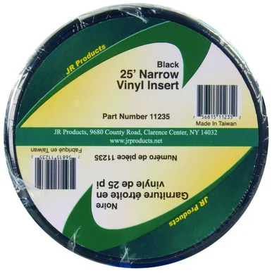 JR Products 11235 Vinyl Insert - Black