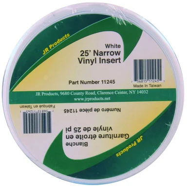 JR Products 11245 Vinyl Insert - White
