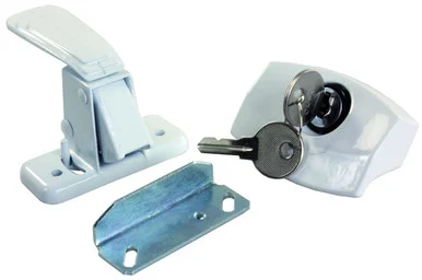 JR Products 11685 Locking Camper Door Latch