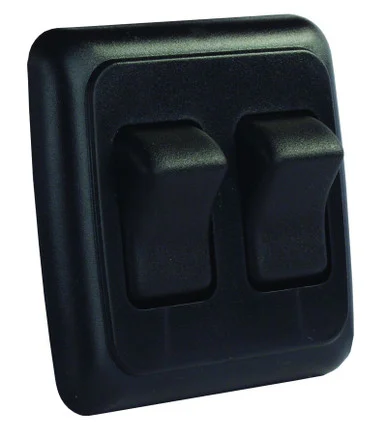 JR Products 12235 On-Off Rocker Switch - Black 12235_68_1