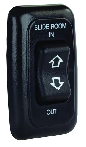 JR Products 12285 On-Off Rocker Switch - Black