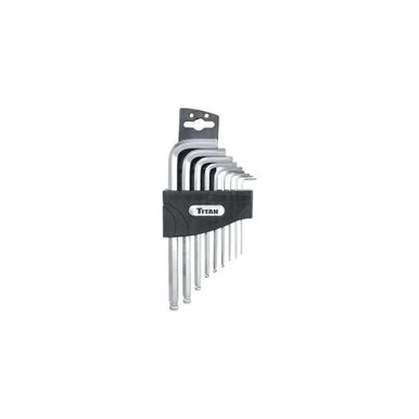Titan 12735 9 Piece Sae Detent Ball Hax Key Sey