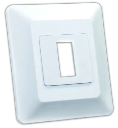 JR Products 13605 Single Base and Face Plate