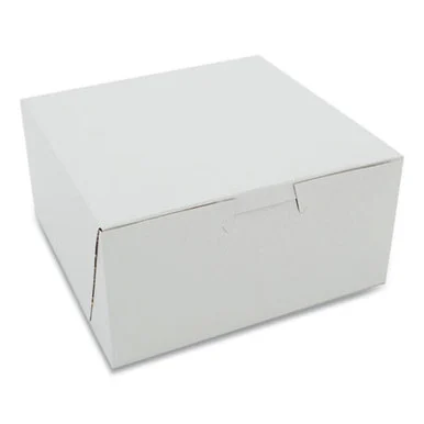 Southern Champion Tray 1505 White One-piece Non-window Bakery Boxes, Standard, 3 X 6 X 6, White, Paper, 250/carton