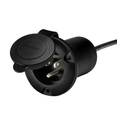 Marinco 150PHB Guest Ac Universal Plug Holder - Black