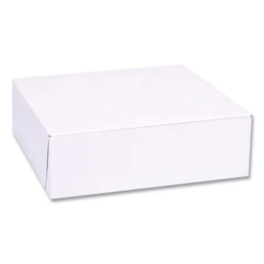 Southern Champion Tray 1533 White One-piece Non-window Bakery Boxes, Standard, 8 X 2.5 X 8, White, Paper, 250/bundle