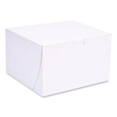 Southern Champion Tray 1545 Bakery Boxes, Standard, 8 X 8 X 5, White, Paper, 100/carton