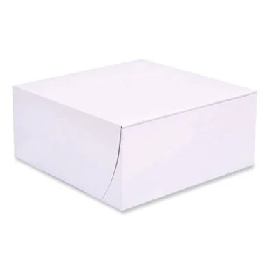 Southern Champion Tray 1561 Bakery Boxes, Standard, 9 X 9 X 4, White, Paper, 200/carton