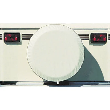 Adco 1753 Vinyl Spare Tire Cover - Polar White