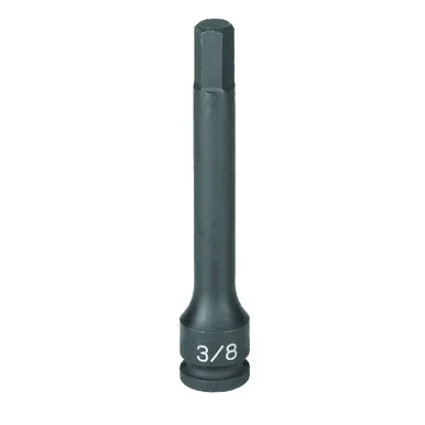 Grey Pneumatic Corp. 19074F 3/8" Drive X 7/32" 4" Length Hex Driver