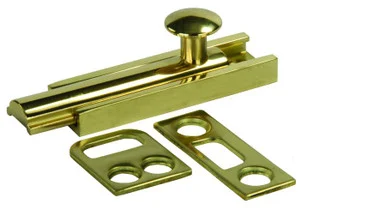 JR Products 20635 Brass Surface Bolt