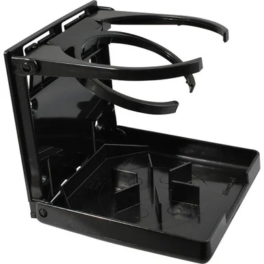 Attwood Marine 2445-7 Attwood Fold-up Drink Holder - Dual Ring - Black