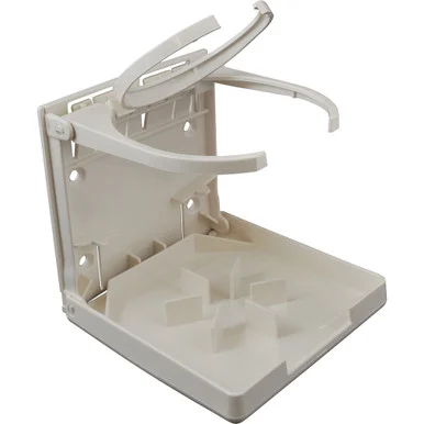 Attwood Marine 2449-7 Attwood Fold-up Drink Holder - Dual Ring - White