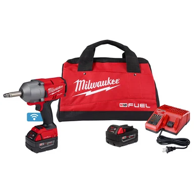 Milwaukee Electric Tools 2769-22R M18 Fuel 1/2” Ext. Anvil Controlled Torque Impact Wrench W/one-key Kit