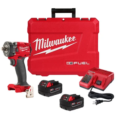 Milwaukee Electric Tools 2855-22R Milwaukee Tool M18 Fuel 1/2 " Compact Impact Wrench W/ Friction Ring Kit