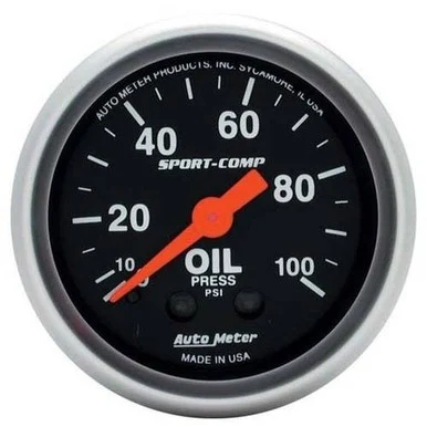 Auto Meter 3321 Mechanical Oil Pressure Gauge