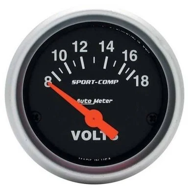Auto Meter 3391 Electric Voltmeter Gauge