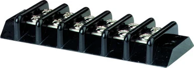 Blue Sea System 3923678 Blue Sea 2606 Terminal Black 65 Ampere 6 Circuit - Blue Sea Systems