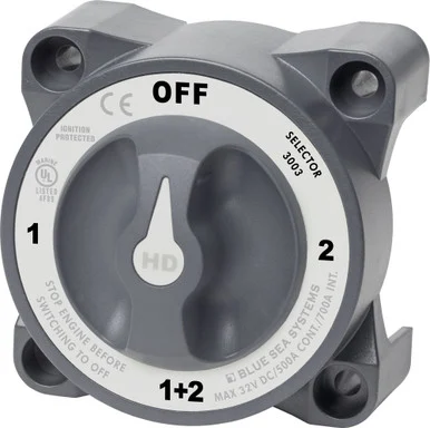 Blue Sea System 3923686 HD-Series Battery Switch Selector w/AFD