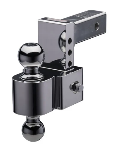 Equalizer 42002400 Aluminum Ball Mount With 4" Drop 2" Shank Chrome Balls