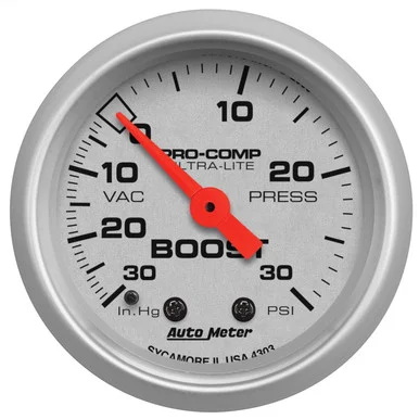 Auto Meter 4303 Mechanical Vacuum Gauge