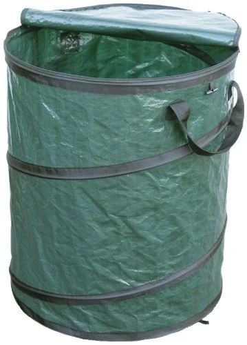Faulkner 45640 Collapsible 33 Gal Utility Container With Lid Green