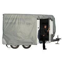 Adco 46005 Aqua Shed Bumper Pull Horse Trailer Cover - Gray