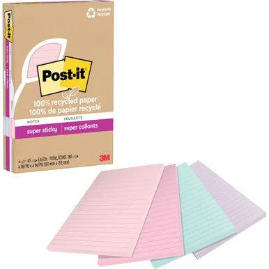 Post-it® Super Sticky Adhesive Note (4621r4ssnrp)