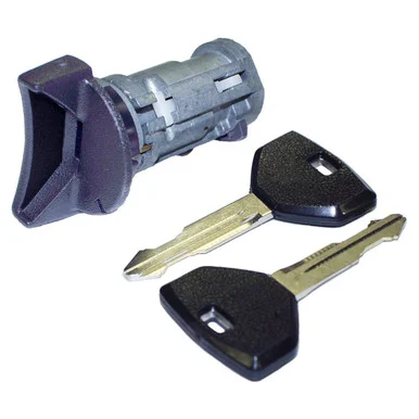 Crown Automotive Jeep Replacement Ignition Cylinder Kit, w/ 2 Keys, Coded for Various Jeep Vehicles 4723289K