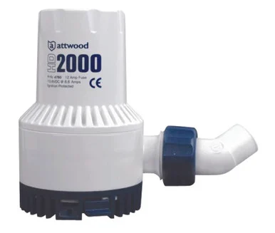 Attwood Marine 4770-4 Attwood Hd2000 Heavy Duty Bilge Pump - 24v & 2000 Gph