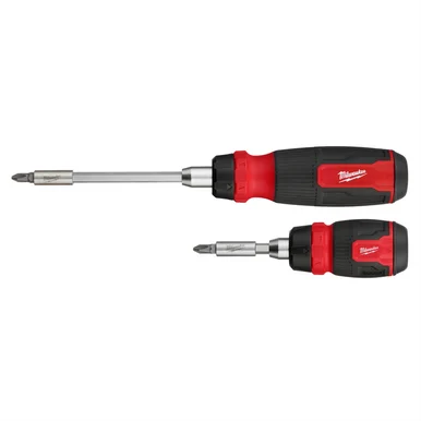 Milwaukee Electric Tools 48-22-2905 2pc 14-in-1 Ratcheting Multi-bit And 8-in-1 Ratcheting Compact Multi-bit Screwdriver Set
