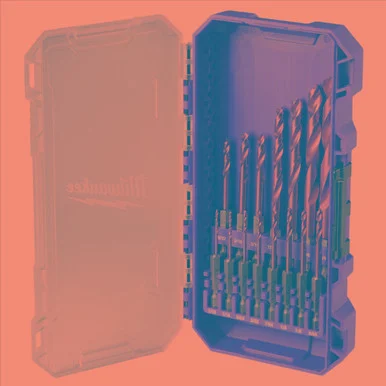 Milwaukee Electric Tools 48-89-4670 Milwaukee Tool Shockwave Impact Duty Red Helix Titanium Drill Bit Set ‐ 15pc