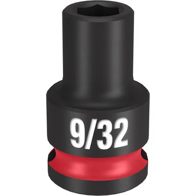 Milwaukee Electric Tools 49-66-6101 Shockwave Impact Duty 3/8" Drive 9/32" Standard 6 Point Socket