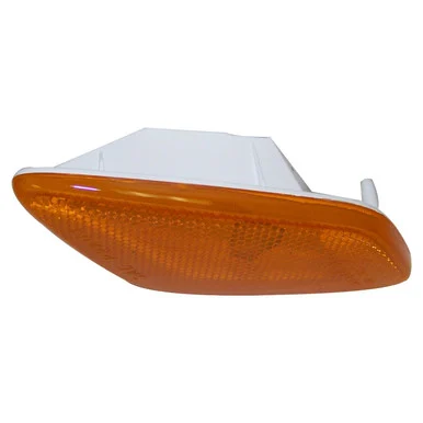 Crown Automotive Jeep Replacement Left Side Marker Lamp, Amber w/ Clear Bulb for 1997-2006 Jeep TJ Wrangler 55155629AB