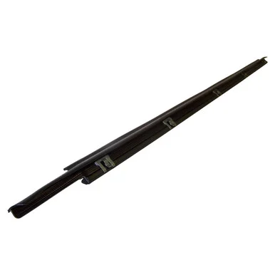 Crown Automotive Jeep Replacement Door Glass Weatherstrip, Left Front Outer, w/ Full Steel Doors 55176565AC