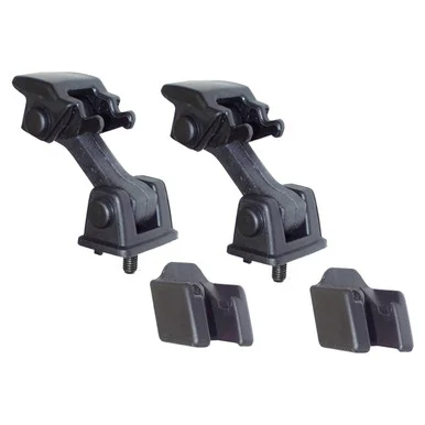 Crown Automotive Jeep Replacement Hood Catch Kit, Left & Right, Black 55176636K2