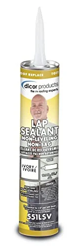Dicor CORP 551LSV-1 Non-Leveling/Non-Sag Lap Sealant (Ivory)