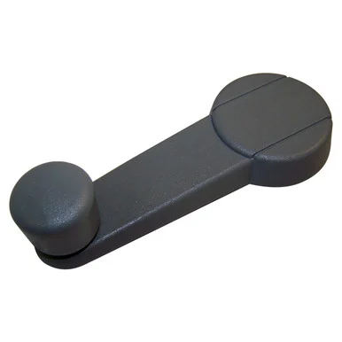 Crown Automotive Jeep Replacement Dark Gray L or R Front or Rear Window Handle for Misc. 1984-1996 Jeep Models 5AB84JS1