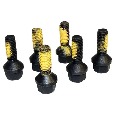 Crown Automotive Jeep Replacement Transmission Crossmember Mounting Bolt Kit for Jeep TJ, YJ; 6 Bolts 6035836K6