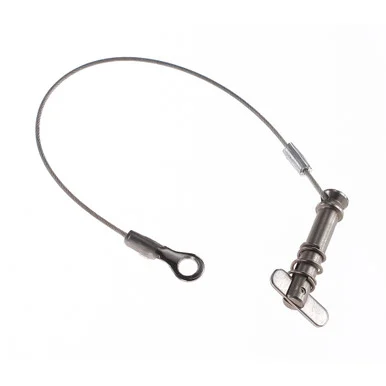 Attwood Marine 66202-3 Attwood Tethered 1/4" Spring Loaded Clevis Pin W/lanyard